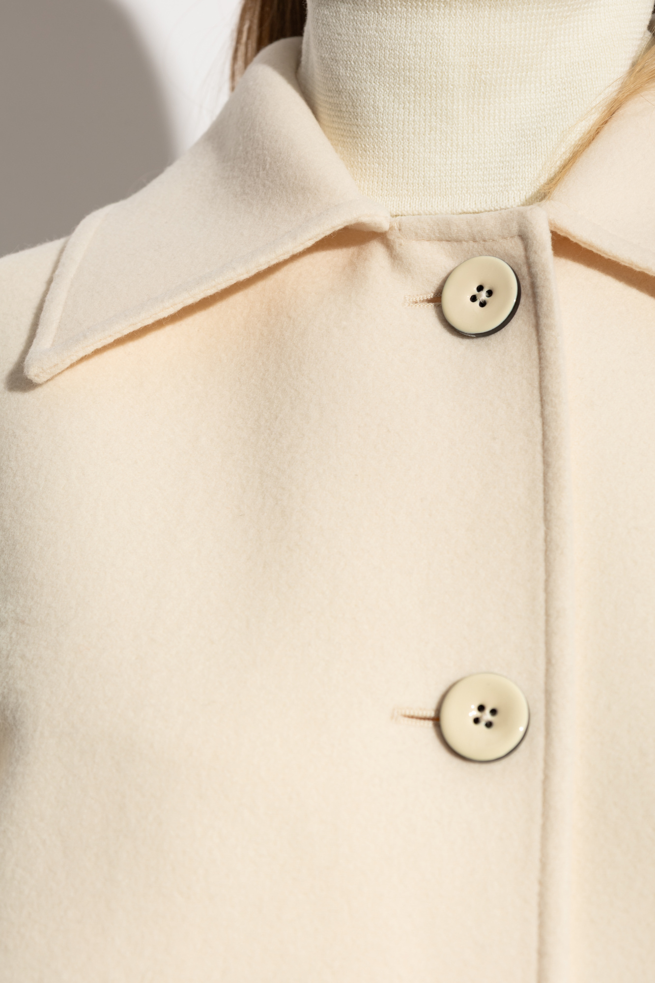 コート JIL SANDER CREAM WOOL COAT JIL SANDER Wool coat | Women's Clothing | Vitkac